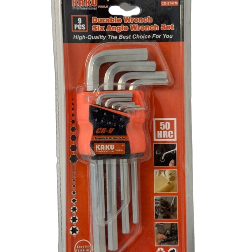 JX CLE MALES TORX 9PCS CD2147M(SIX PANS)