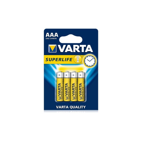 4 PILES R03 BP4 SUPERLIFE VARTA