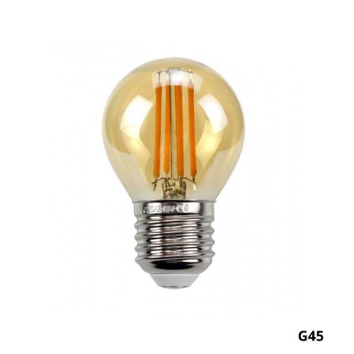 LAMPE G45 4W LED BULB E27 2700K AMBER