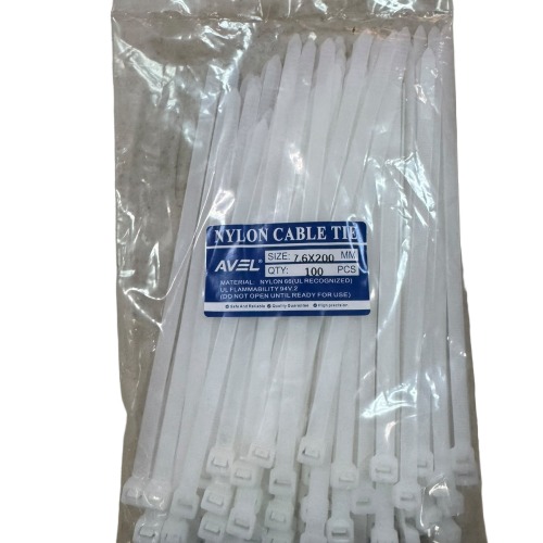 COLLIER CV 200MMX7.6MM BLANC