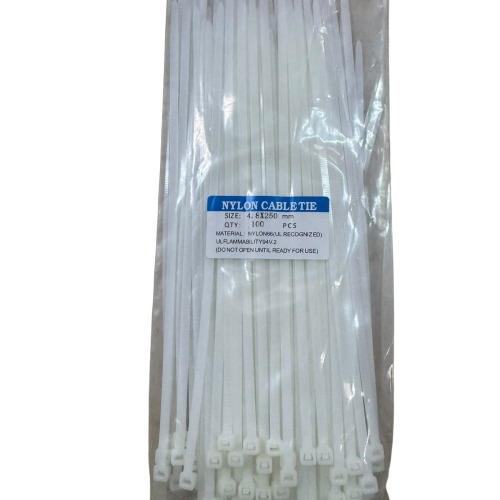 COLLIER CV 250MMX4.8MM BLANC