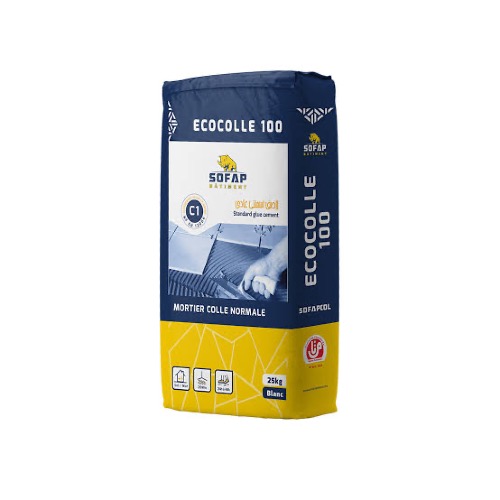 CIMENT SOFAP-ECOCOLLE BLC 25KG (64SAC)