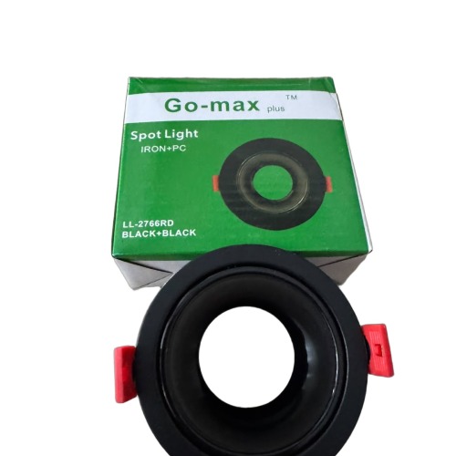 SPOT 2766 ROND NOIR+NOIR G5.3 PL