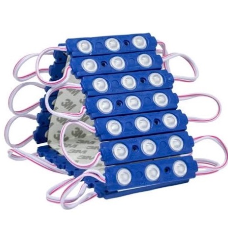 DOMINO LED 12V ETTCHE 1.5W/MOD BLEU