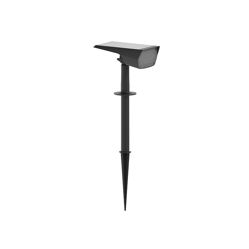 SPOT A PIQUET SOLAIRE CARRE 3000K 25W