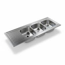 EVIER INOX 3B 160*60+SIPHON D40