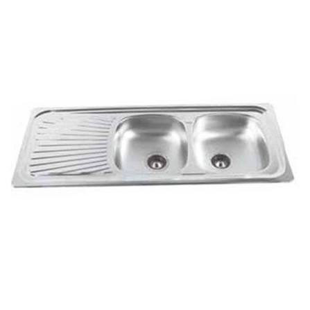 EVIER INOX 2B 1.20X60+SIPH D40