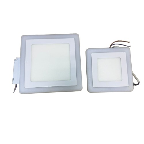 SPOT PANEL LED6+3W CARRE BLEU